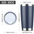 20oz Reusable Metal Travel Coffee Mug vacuum tumbler stainless steel personalized  power coating tumbler Cup